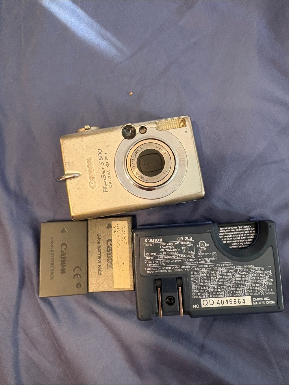 Canon Digital Camera  PowerShot S500 FOR PARTS ONLY - Picture 2 of 10